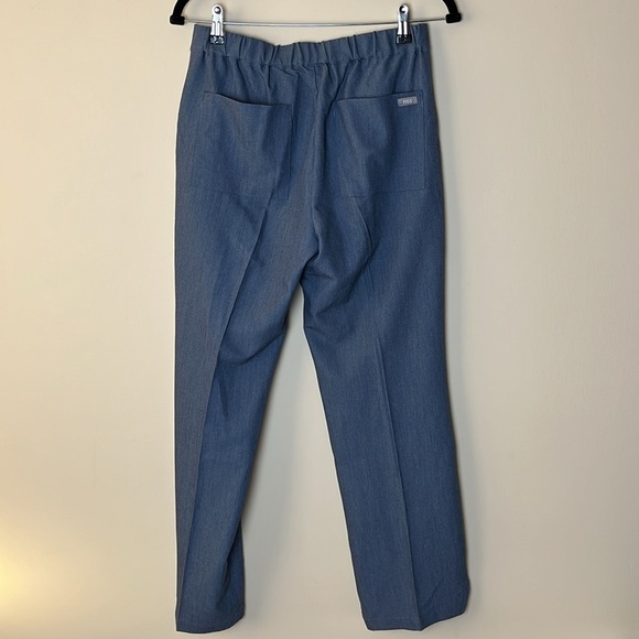 Figs Keroka Wide Leg Trouser Grey Graphite Scrub Pants size Small - Picture 9 of 14